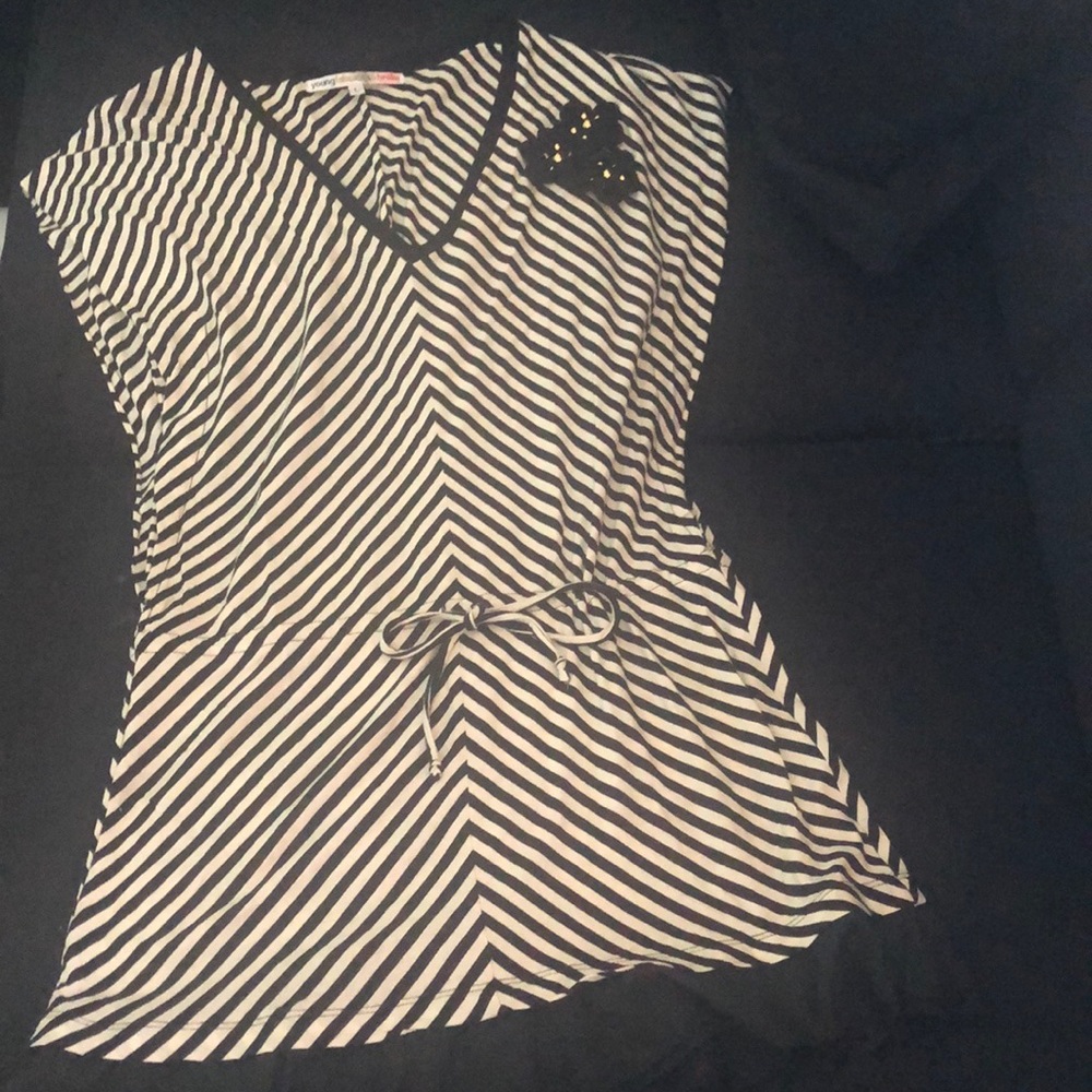 Youngfabulousandbroke genuine striped dress